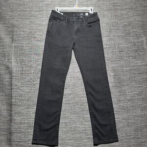 Volcom Vorta Jeans Men's/Boys Size 28 Black Slim Straight Denim